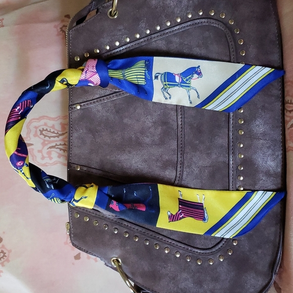 * Horse Show Skinny Scarf Cowgirl Vaquera Country Stripes - Picture 10 of 10